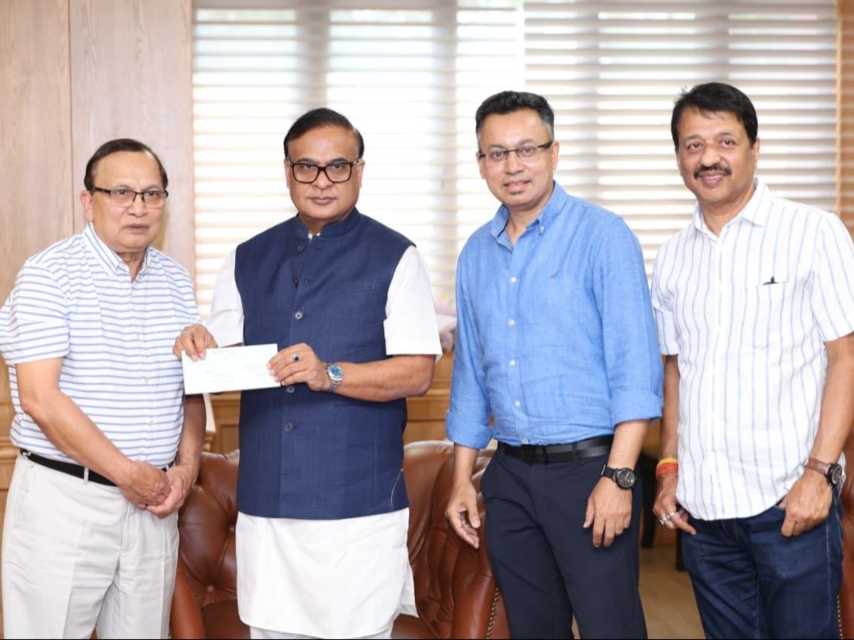 Standing with Assam : North East Health City Pvt ltd Donates ₹20 Lakh to CM Relief Fund